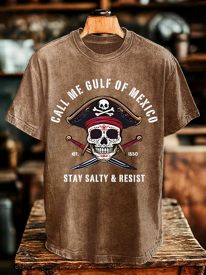 🌊Buy 3 get 12% off丨Men's Gulf Of Mexico Print T-shirt